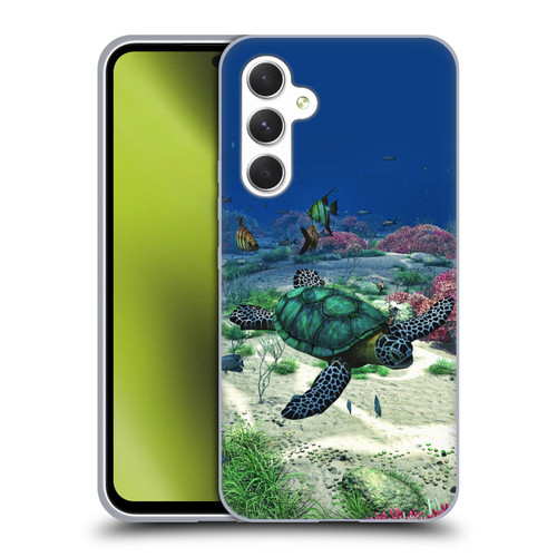 Simone Gatterwe Life In Sea Turtle Soft Gel Case for Samsung Galaxy A54 5G