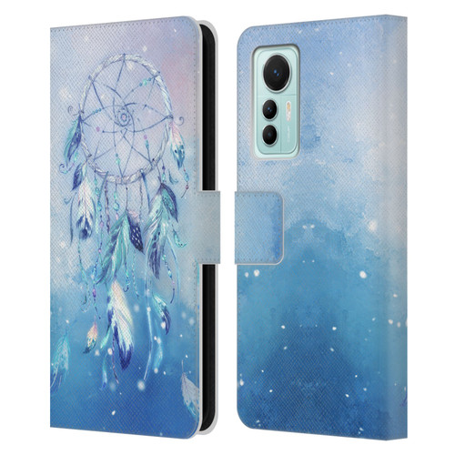 Simone Gatterwe Assorted Designs Blue Dreamcatcher Leather Book Wallet Case Cover For Xiaomi 12 Lite