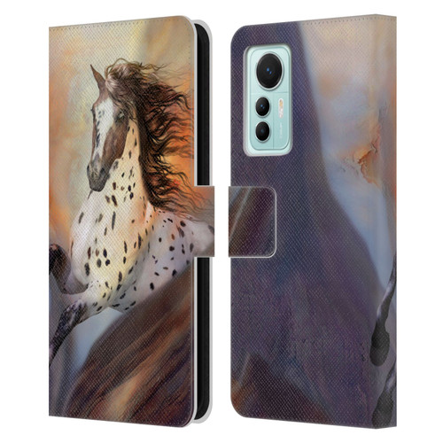 Simone Gatterwe Horses Wild 2 Leather Book Wallet Case Cover For Xiaomi 12 Lite