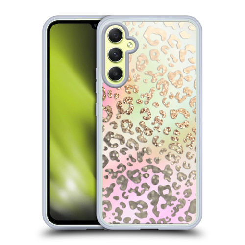 Monika Strigel Dreamland Gold Leopard Soft Gel Case for Samsung Galaxy A34 5G