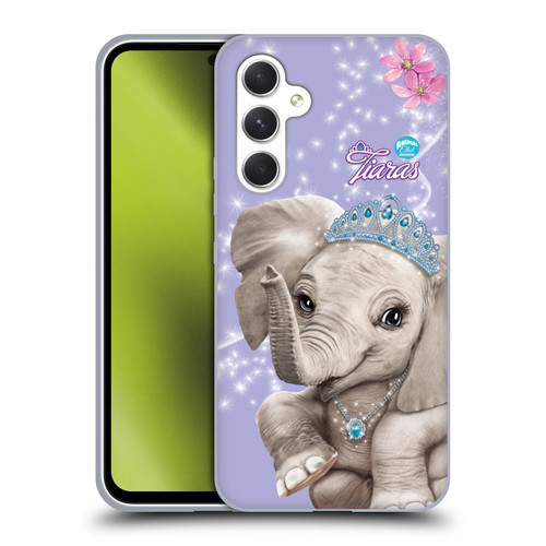 Animal Club International Royal Faces Elephant Soft Gel Case for Samsung Galaxy A54 5G