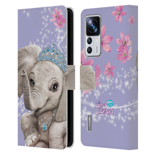 Animal Club International Royal Faces Elephant Leather Book Wallet Case Cover For Xiaomi 12T Pro