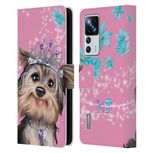 Animal Club International Royal Faces Yorkie Leather Book Wallet Case Cover For Xiaomi 12T Pro