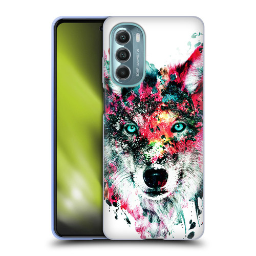 Riza Peker Animals Wolf Soft Gel Case for Motorola Moto G Stylus 5G (2022)