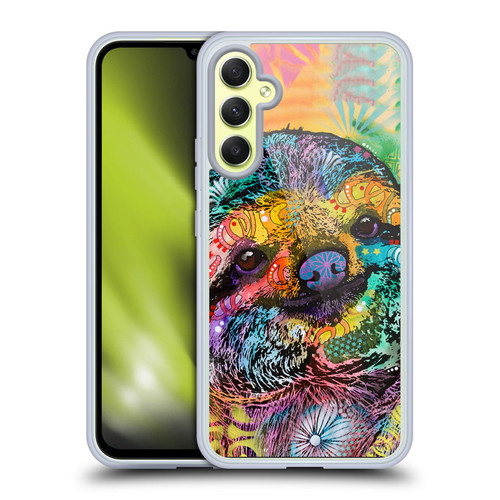 Dean Russo Wildlife 3 Sloth Soft Gel Case for Samsung Galaxy A34 5G