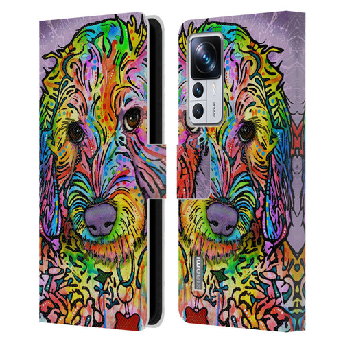 Dean Russo Dogs 3 Sweet Poodle Leather Book Wallet Case Cover For Xiaomi 12T Pro