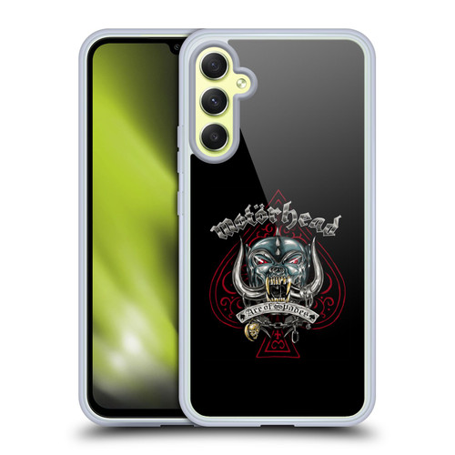 Motorhead Graphics Ace Of Spades Dog Soft Gel Case for Samsung Galaxy A34 5G