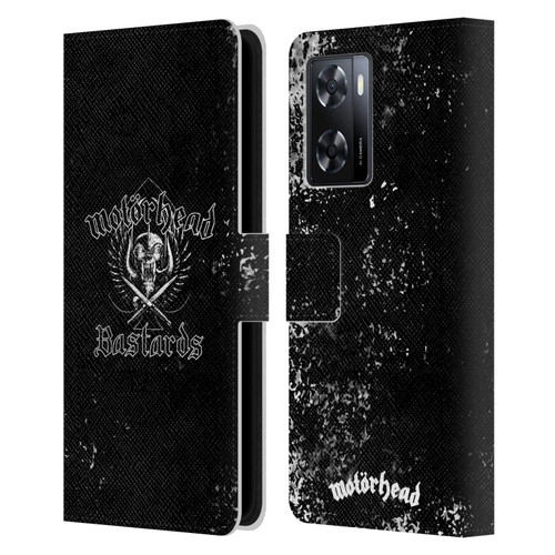 Motorhead Album Covers Bastards Leather Book Wallet Case Cover For OPPO A57s