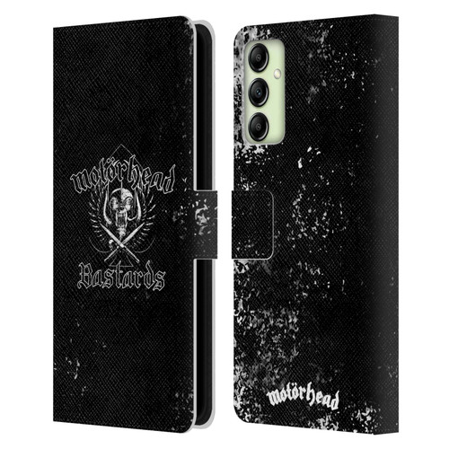 Motorhead Album Covers Bastards Leather Book Wallet Case Cover For Samsung Galaxy A14 5G