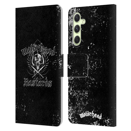 Motorhead Album Covers Bastards Leather Book Wallet Case Cover For Samsung Galaxy A54 5G