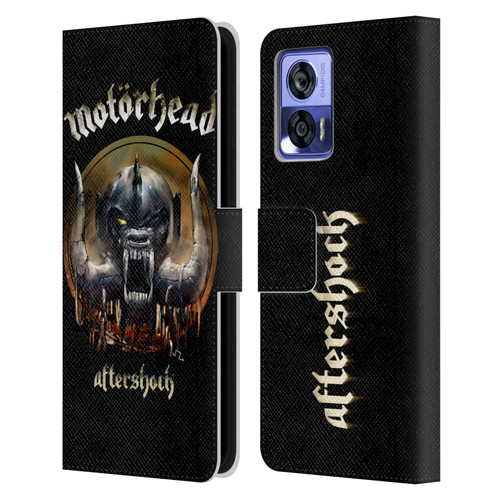 Motorhead Graphics Aftershock Leather Book Wallet Case Cover For Motorola Edge 30 Neo 5G