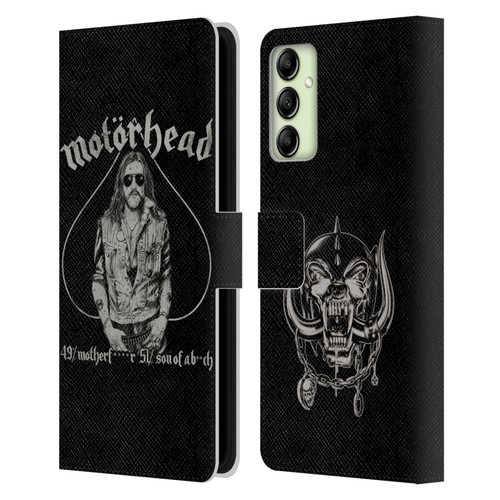 Motorhead Graphics Ace Of Spades Lemmy Leather Book Wallet Case Cover For Samsung Galaxy A14 5G