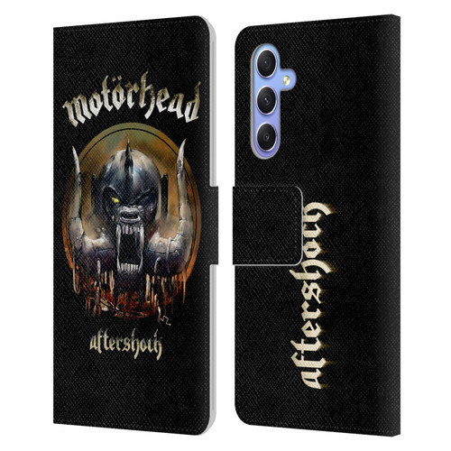 Motorhead Graphics Aftershock Leather Book Wallet Case Cover For Samsung Galaxy A34 5G