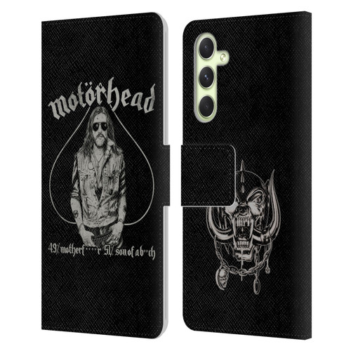 Motorhead Graphics Ace Of Spades Lemmy Leather Book Wallet Case Cover For Samsung Galaxy A54 5G