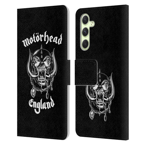 Motorhead Graphics England Leather Book Wallet Case Cover For Samsung Galaxy A54 5G