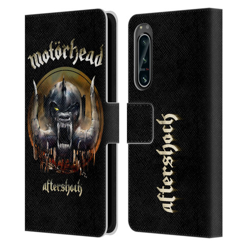 Motorhead Graphics Aftershock Leather Book Wallet Case Cover For Sony Xperia 5 IV