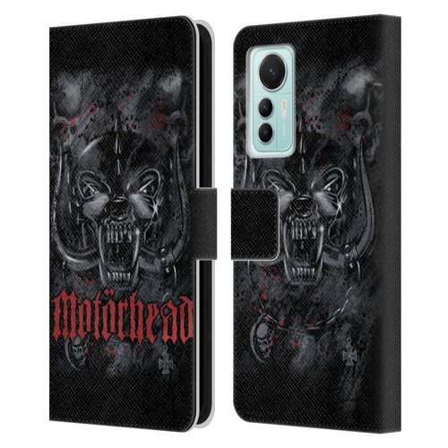 Motorhead Graphics Deathstorm Leather Book Wallet Case Cover For Xiaomi 12 Lite