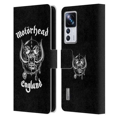 Motorhead Graphics England Leather Book Wallet Case Cover For Xiaomi 12T Pro