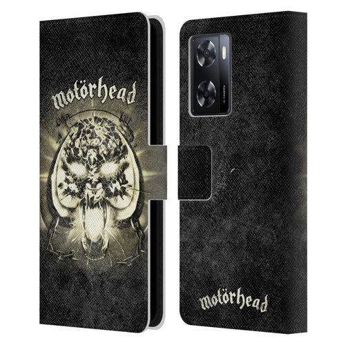 Motorhead Key Art Overkill Leather Book Wallet Case Cover For OPPO A57s