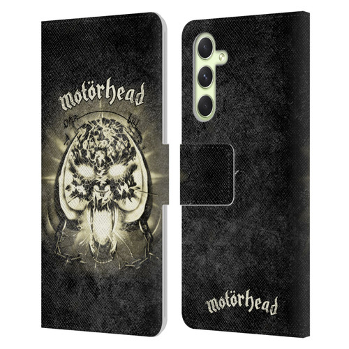 Motorhead Key Art Overkill Leather Book Wallet Case Cover For Samsung Galaxy A54 5G