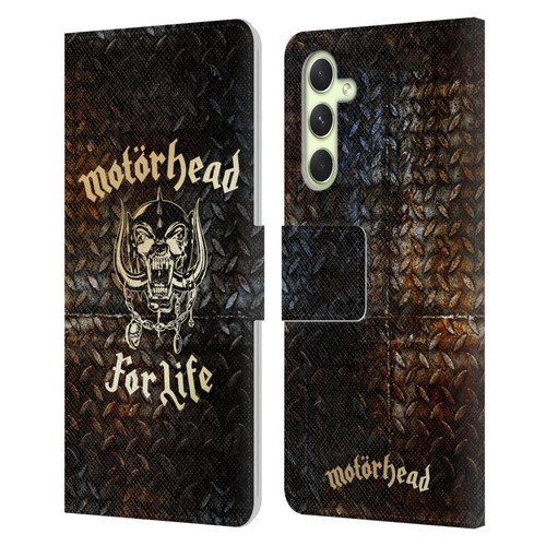 Motorhead Key Art For Life Leather Book Wallet Case Cover For Samsung Galaxy A54 5G