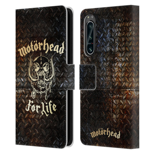 Motorhead Key Art For Life Leather Book Wallet Case Cover For Sony Xperia 5 IV