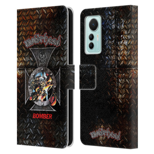 Motorhead Key Art Bomber Cross Leather Book Wallet Case Cover For Xiaomi 12 Lite