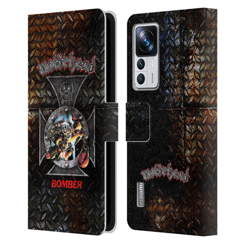 Motorhead Key Art Bomber Cross Leather Book Wallet Case Cover For Xiaomi 12T Pro