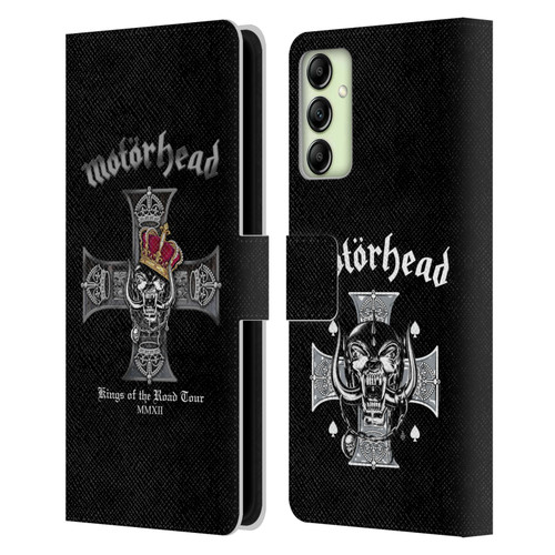 Motorhead Tours Kings Of The Road Leather Book Wallet Case Cover For Samsung Galaxy A14 5G