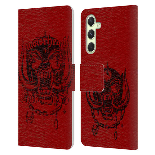 Motorhead Tours 1975 Leather Book Wallet Case Cover For Samsung Galaxy A54 5G