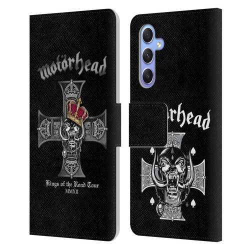 Motorhead Tours Kings Of The Road Leather Book Wallet Case Cover For Samsung Galaxy A34 5G