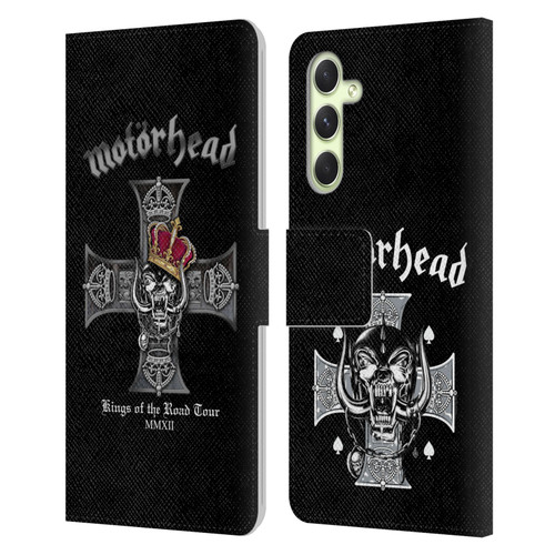 Motorhead Tours Kings Of The Road Leather Book Wallet Case Cover For Samsung Galaxy A54 5G