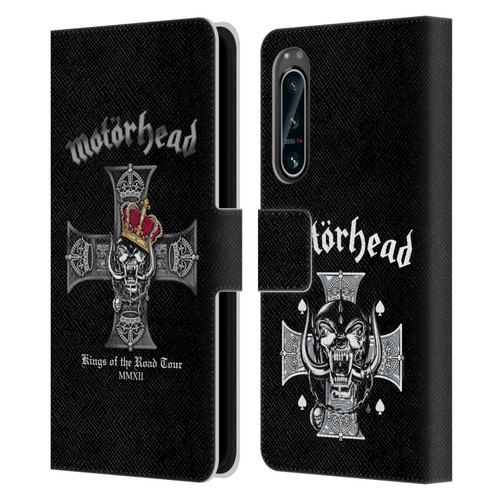 Motorhead Tours Kings Of The Road Leather Book Wallet Case Cover For Sony Xperia 5 IV