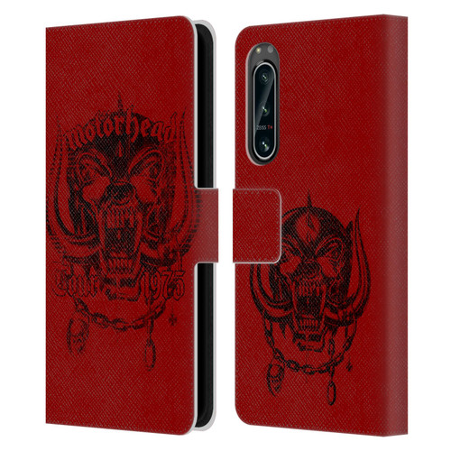 Motorhead Tours 1975 Leather Book Wallet Case Cover For Sony Xperia 5 IV