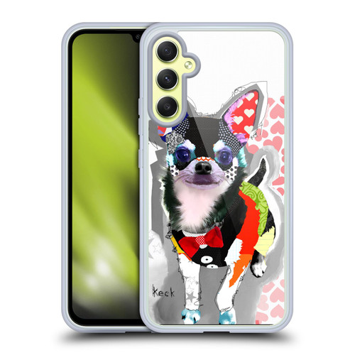 Michel Keck Dogs 3 Chihuahua Soft Gel Case for Samsung Galaxy A34 5G