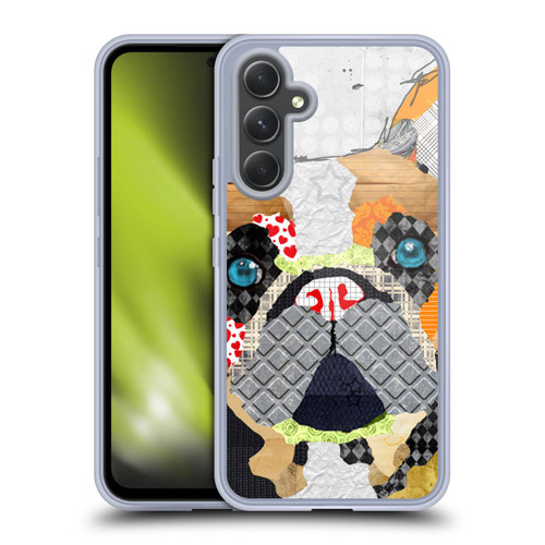Michel Keck Dogs 3 French Bulldog Soft Gel Case for Samsung Galaxy A54 5G