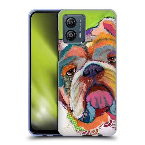 Michel Keck Dogs Bulldog Soft Gel Case for Motorola Moto G53 5G