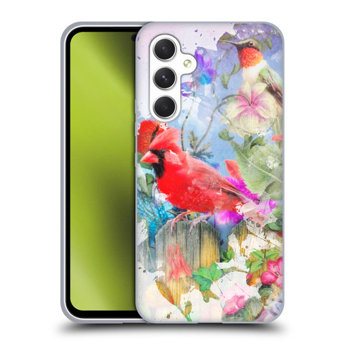 Aimee Stewart Assorted Designs Birds And Bloom Soft Gel Case for Samsung Galaxy A54 5G