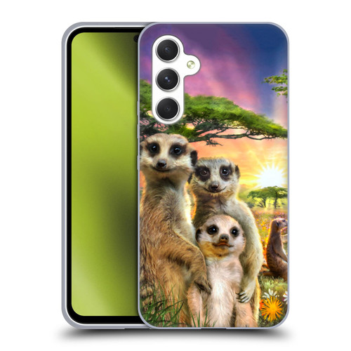 Aimee Stewart Animals Meerkats Soft Gel Case for Samsung Galaxy A54 5G