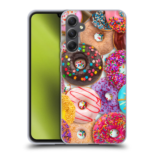 Aimee Stewart Colourful Sweets Donut Noms Soft Gel Case for Samsung Galaxy A34 5G