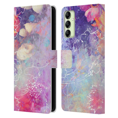 Aimee Stewart Assorted Designs Lily Leather Book Wallet Case Cover For Samsung Galaxy A14 5G