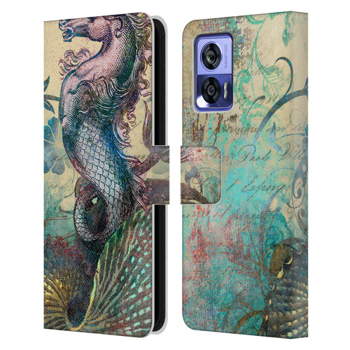 Aimee Stewart Fantasy The Seahorse Leather Book Wallet Case Cover For Motorola Edge 30 Neo 5G