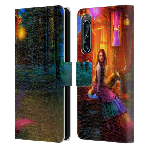 Aimee Stewart Fantasy Wanderlust Leather Book Wallet Case Cover For Sony Xperia 5 IV