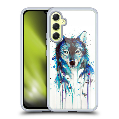 Pixie Cold Animals Ice Wolf Soft Gel Case for Samsung Galaxy A34 5G