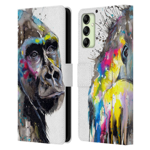 Pixie Cold Animals I See The Future Leather Book Wallet Case Cover For Samsung Galaxy A14 5G