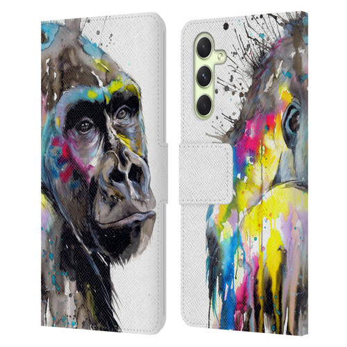 Pixie Cold Animals I See The Future Leather Book Wallet Case Cover For Samsung Galaxy A54 5G
