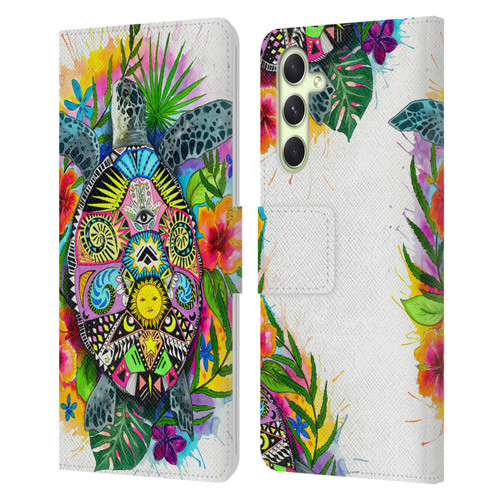 Pixie Cold Animals Turtle Life Leather Book Wallet Case Cover For Samsung Galaxy A54 5G