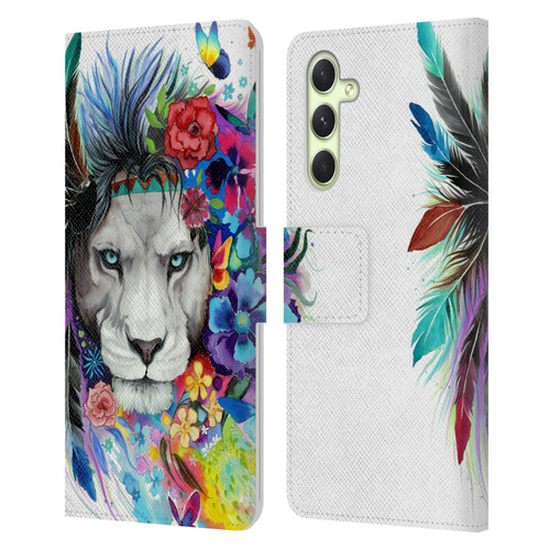 Pixie Cold Cats King Of The Lions Leather Book Wallet Case Cover For Samsung Galaxy A54 5G