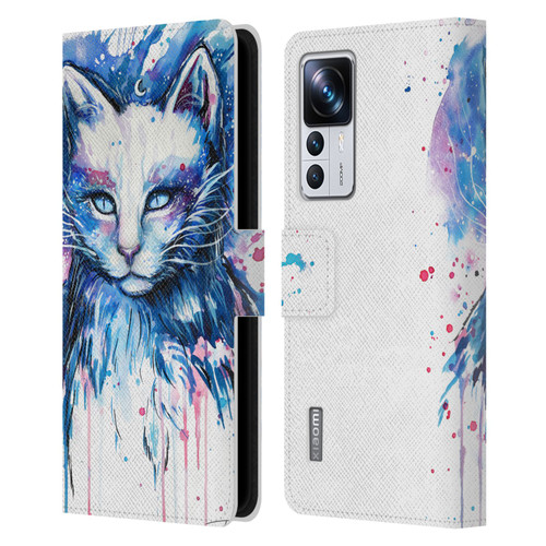 Pixie Cold Cats Space Leather Book Wallet Case Cover For Xiaomi 12T Pro