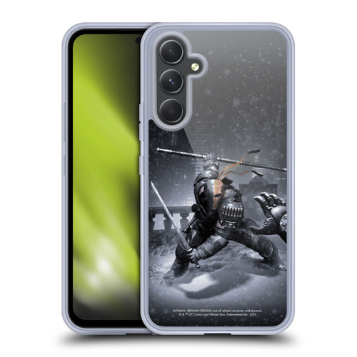 Batman Arkham Origins Key Art Deathstroke Soft Gel Case for Samsung Galaxy A54 5G